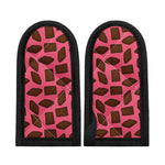 Pieces of Chocolate Pattern Print Skillet Handle Cover