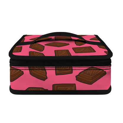 Pieces of Chocolate Pattern Print Small Lunch Bag