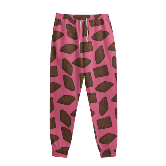 Pieces of Chocolate Pattern Print Sweatpants