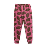 Pieces of Chocolate Pattern Print Sweatpants