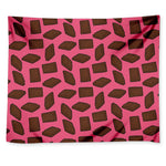 Pieces of Chocolate Pattern Print Tapestry