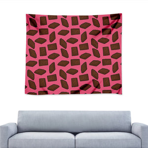 Pieces of Chocolate Pattern Print Tapestry