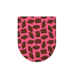 Pieces of Chocolate Pattern Print Toilet Lid Cover