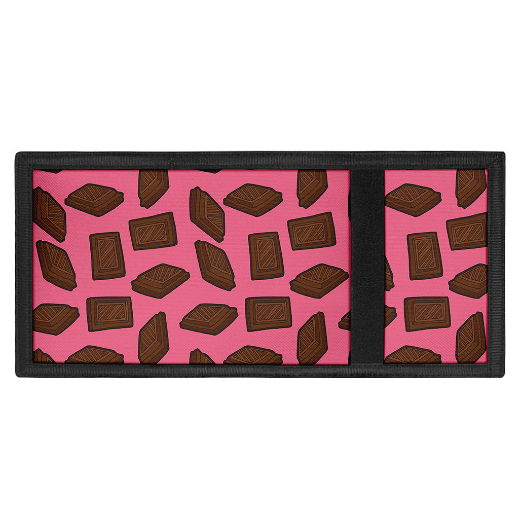 Pieces of Chocolate Pattern Print Trifold Wallet
