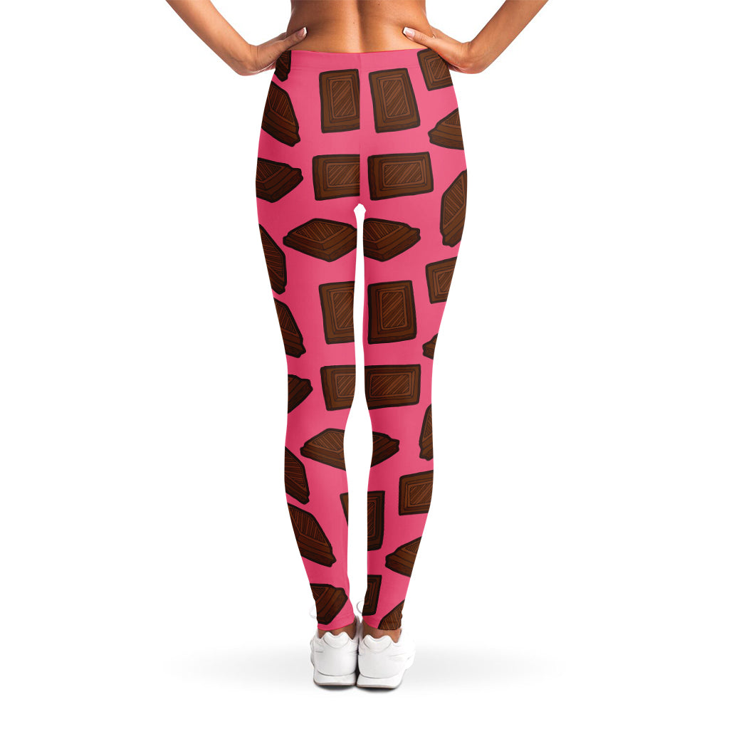 Pieces of Chocolate Pattern Print Women's Leggings