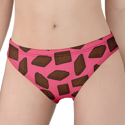 Pieces of Chocolate Pattern Print Women's Panties