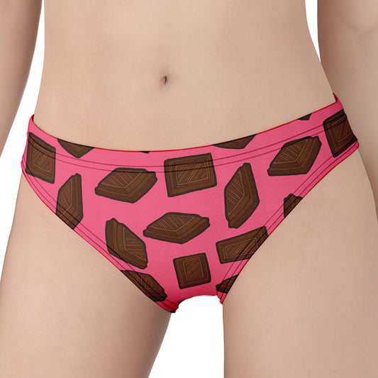 Pieces of Chocolate Pattern Print Women's Panties