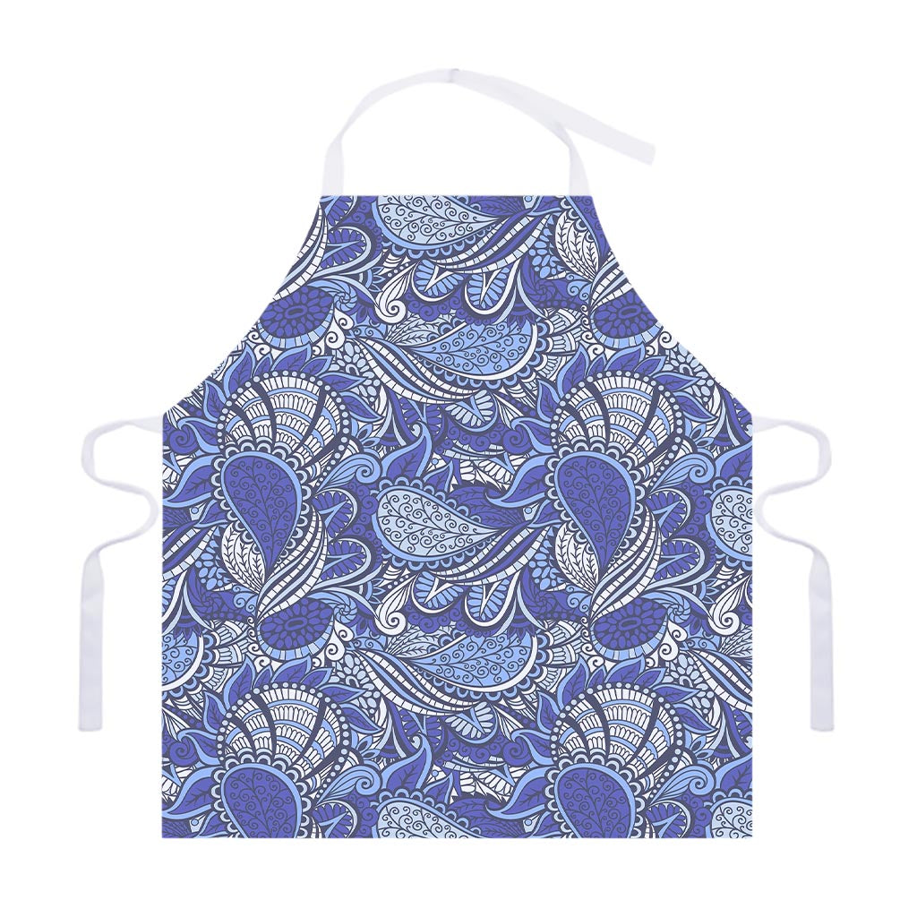 Pigeon Floral Bohemian Pattern Print Adjustable Apron