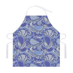 Pigeon Floral Bohemian Pattern Print Adjustable Apron
