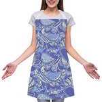 Pigeon Floral Bohemian Pattern Print Adjustable Apron