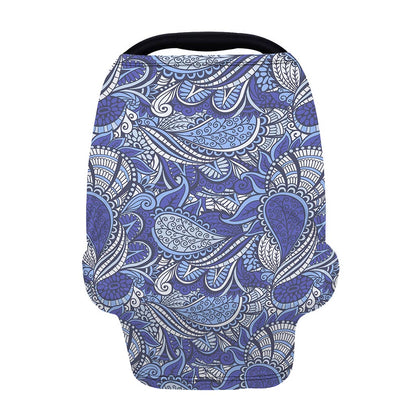 Pigeon Floral Bohemian Pattern Print Baby Seat Cover