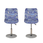 Pigeon Floral Bohemian Pattern Print Bar Stool Covers