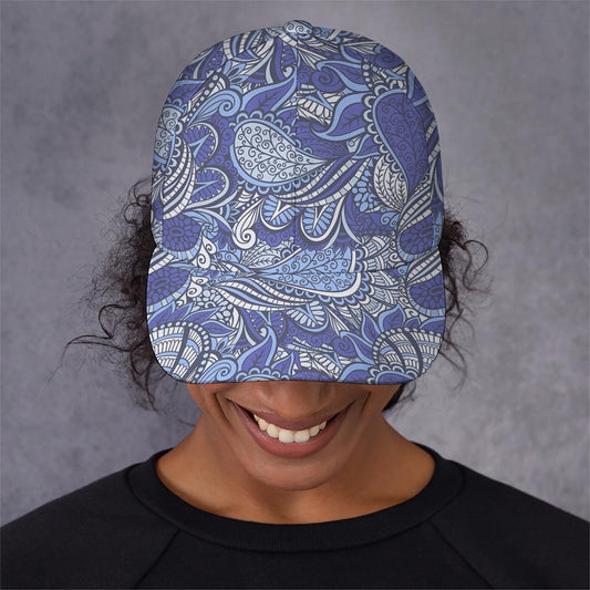 Pigeon Floral Bohemian Pattern Print Baseball Cap