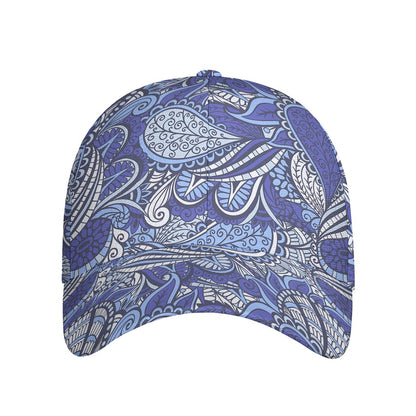 Pigeon Floral Bohemian Pattern Print Baseball Cap