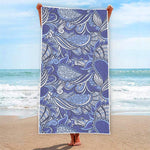 Pigeon Floral Bohemian Pattern Print Beach Towel
