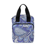 Pigeon Floral Bohemian Pattern Print Bible Tote Bag