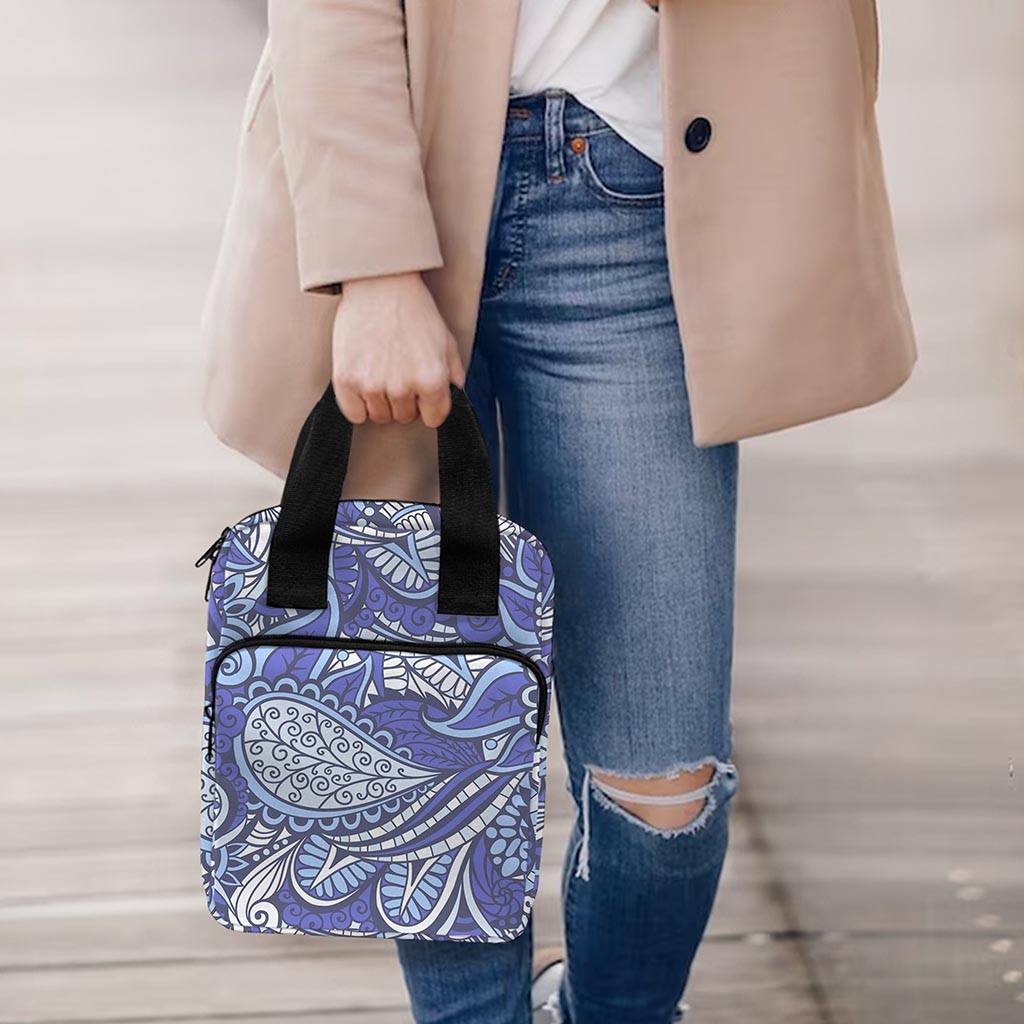 Pigeon Floral Bohemian Pattern Print Bible Tote Bag