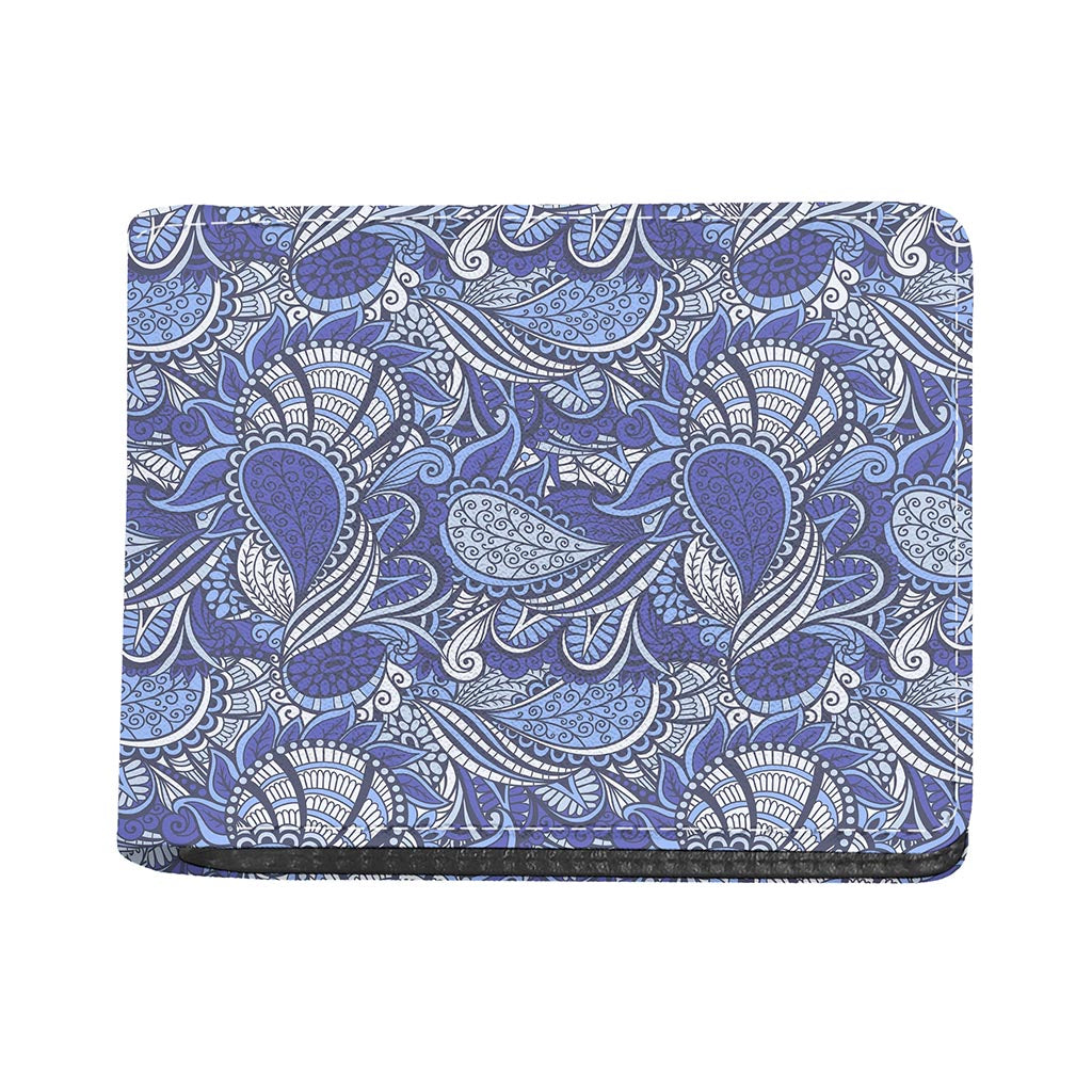 Pigeon Floral Bohemian Pattern Print Bifold Wallet