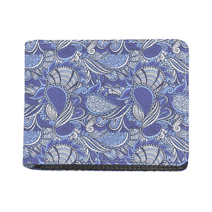 Pigeon Floral Bohemian Pattern Print Bifold Wallet