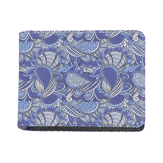 Pigeon Floral Bohemian Pattern Print Bifold Wallet