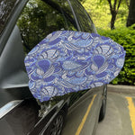 Pigeon Floral Bohemian Pattern Print Car Side Mirror Covers