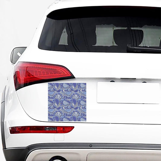 Pigeon Floral Bohemian Pattern Print Car Sticker