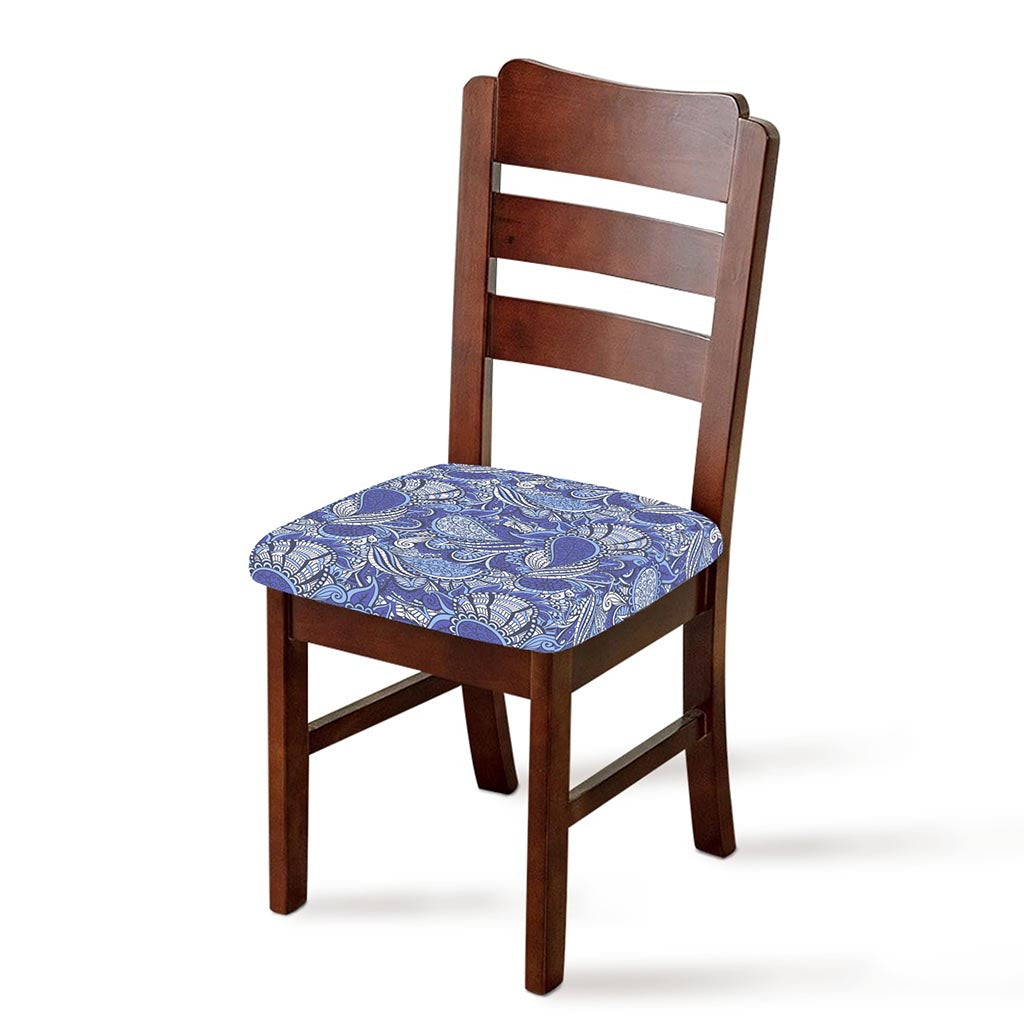Pigeon Floral Bohemian Pattern Print Chair Cushion Cover