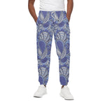 Pigeon Floral Bohemian Pattern Print Cotton Pants