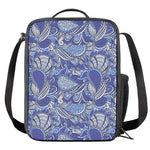 Pigeon Floral Bohemian Pattern Print Crossbody Lunch Bag