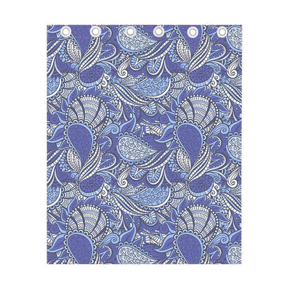 Pigeon Floral Bohemian Pattern Print Curtain