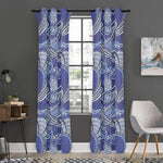 Pigeon Floral Bohemian Pattern Print Curtain