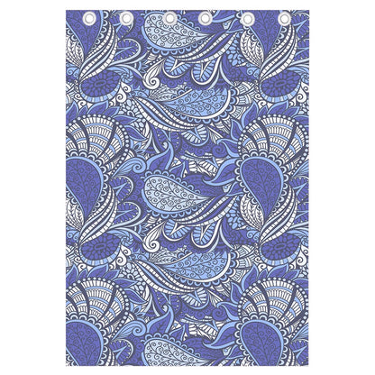 Pigeon Floral Bohemian Pattern Print Curtain