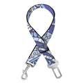 Pigeon Floral Bohemian Pattern Print Dog Seat Belt
