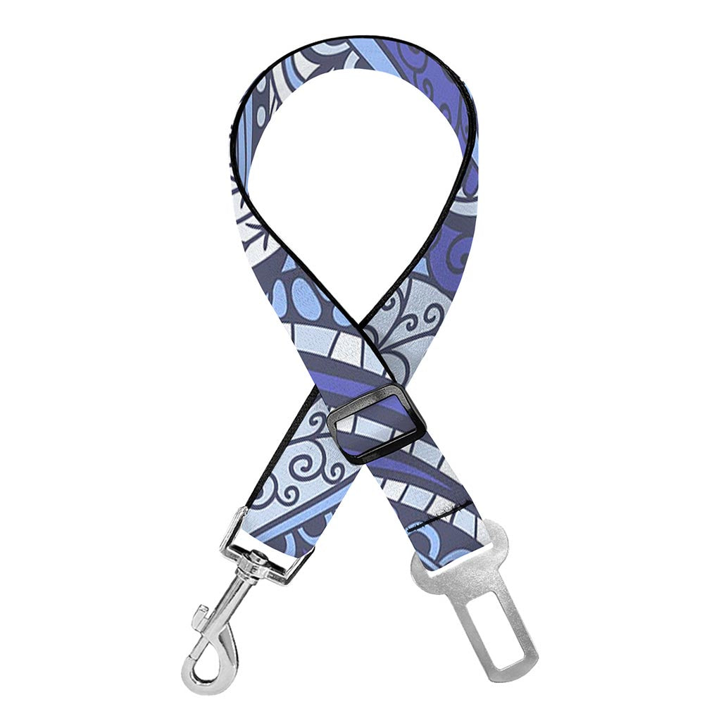 Pigeon Floral Bohemian Pattern Print Dog Seat Belt
