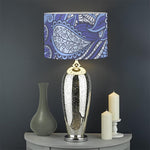 Pigeon Floral Bohemian Pattern Print Drum Lamp Shade