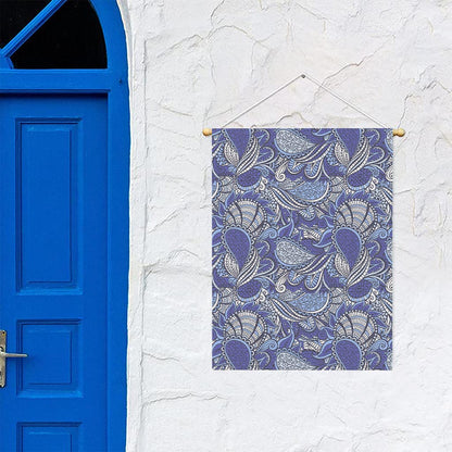 Pigeon Floral Bohemian Pattern Print Garden Flag