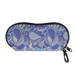 Pigeon Floral Bohemian Pattern Print Glasses Case
