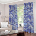 Pigeon Floral Bohemian Pattern Print Grommet Curtains