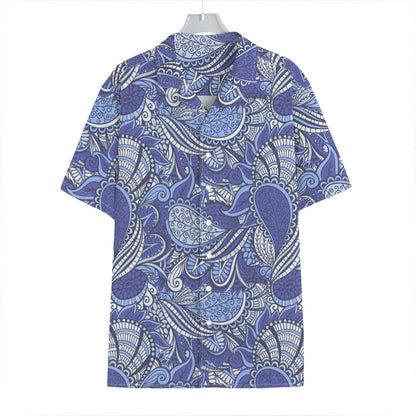 Pigeon Floral Bohemian Pattern Print Hawaiian Shirt