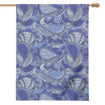 Pigeon Floral Bohemian Pattern Print House Flag