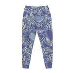 Pigeon Floral Bohemian Pattern Print Jogger Pants