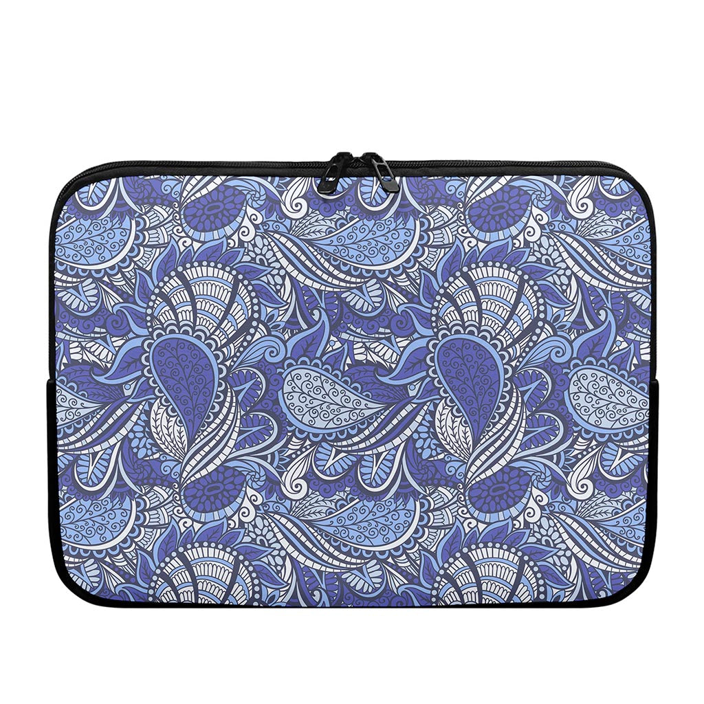 Pigeon Floral Bohemian Pattern Print Laptop Sleeve