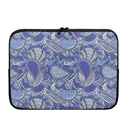 Pigeon Floral Bohemian Pattern Print Laptop Sleeve
