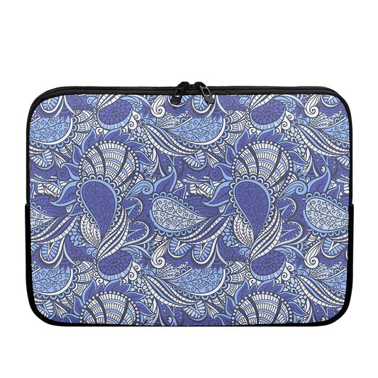 Pigeon Floral Bohemian Pattern Print Laptop Sleeve