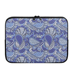 Pigeon Floral Bohemian Pattern Print Laptop Sleeve