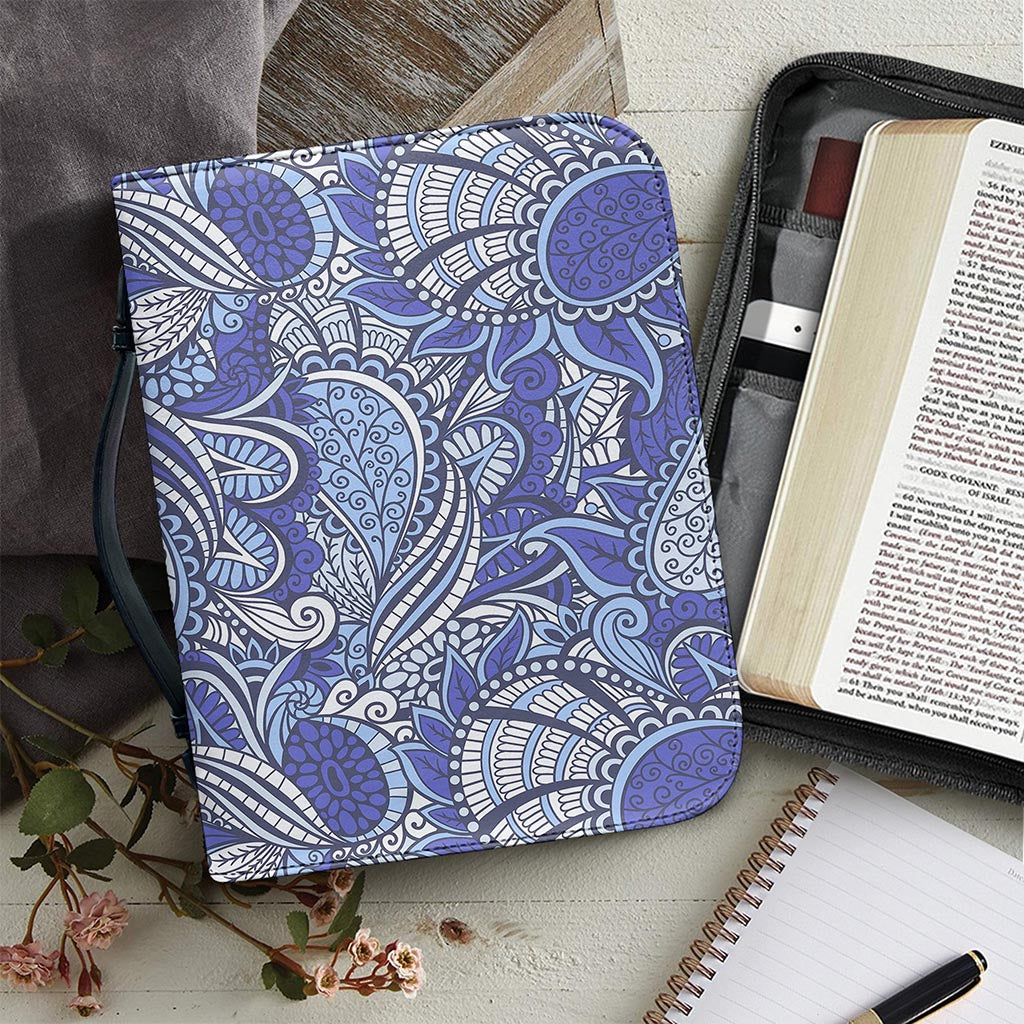Pigeon Floral Bohemian Pattern Print Leather Bible Cover
