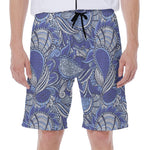 Pigeon Floral Bohemian Pattern Print Men's Beach Shorts