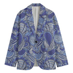 Pigeon Floral Bohemian Pattern Print Men's Blazer