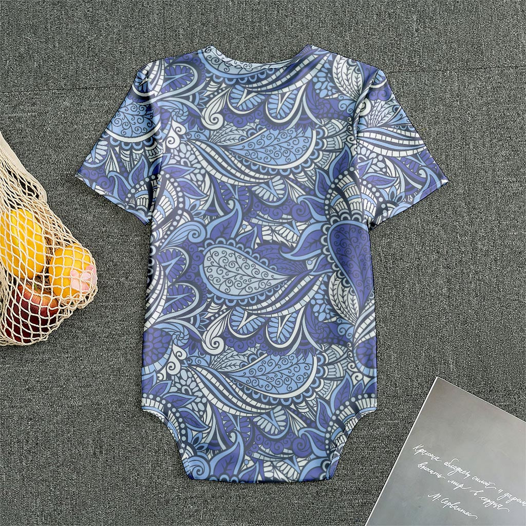 Pigeon Floral Bohemian Pattern Print Men's Bodysuit