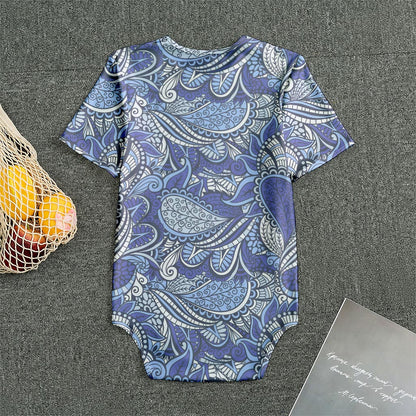 Pigeon Floral Bohemian Pattern Print Men's Bodysuit